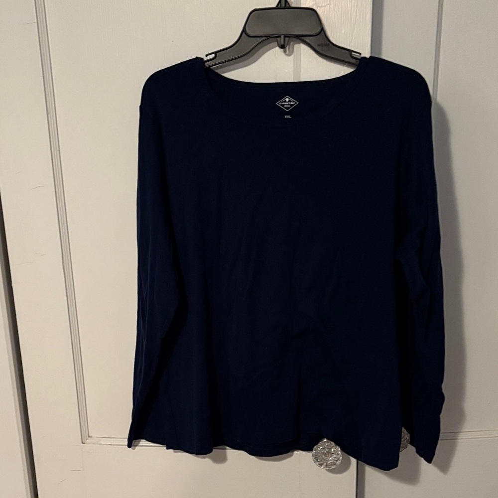 St. John's Bay Essential Tee in Deep Blue